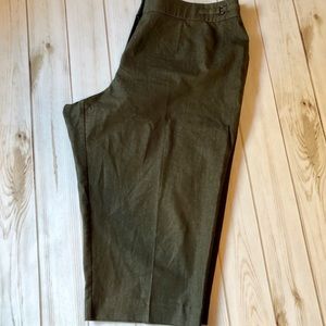 Dark Olive Green Capris